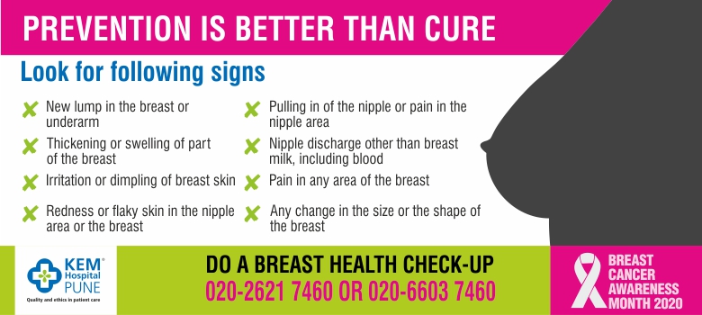 Breast Cancer Awareness Month Kem Hospital Pune